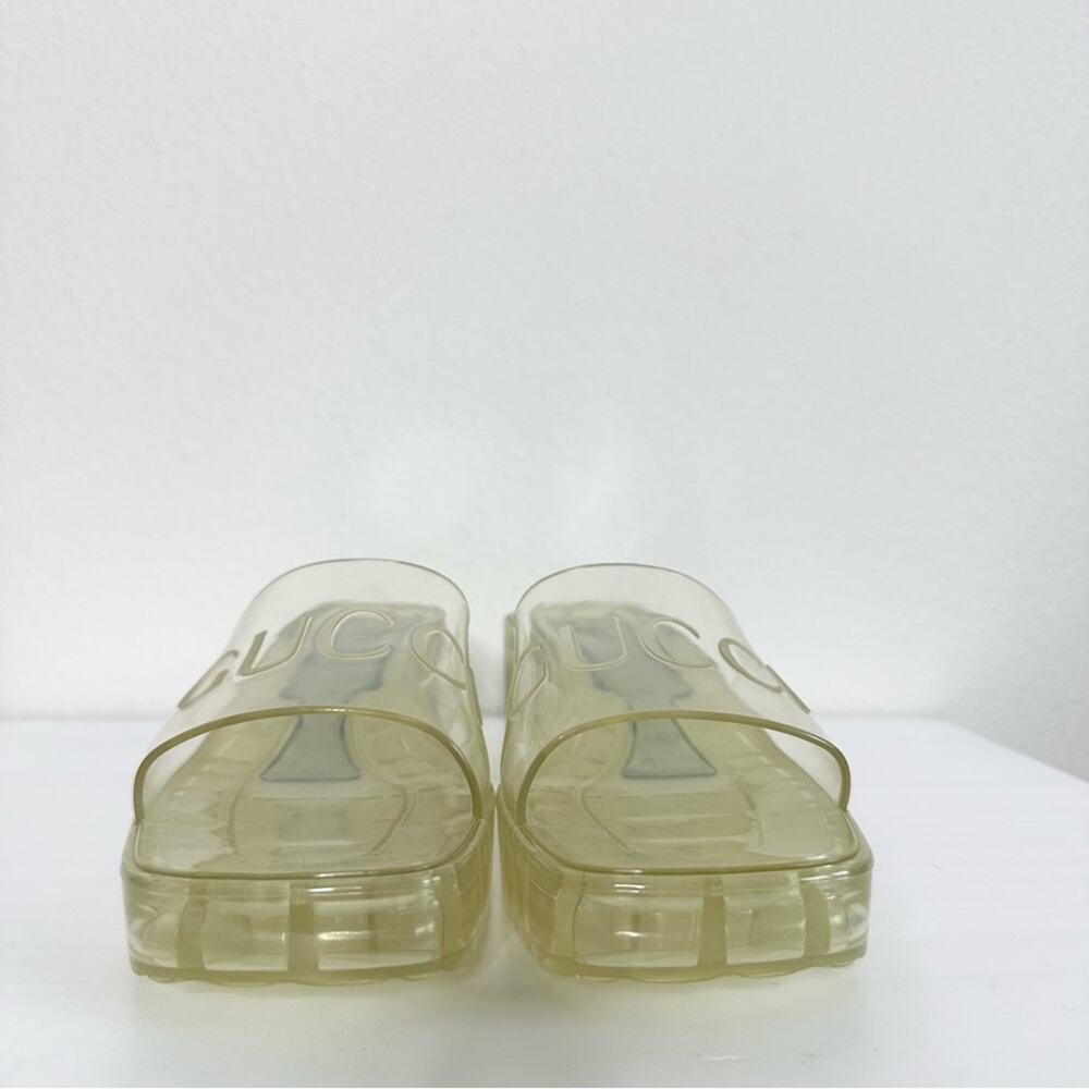 GUCCI Women’s Clear Jelly Sandals 39 - Picture 3 of 6